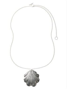 JULIETTA Coquille Necklace Silver Shell NEW $275